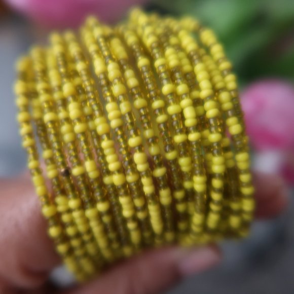 HANDMADE Colorful Beaded Spiral Wrap Bracelet - Picture 9 of 9